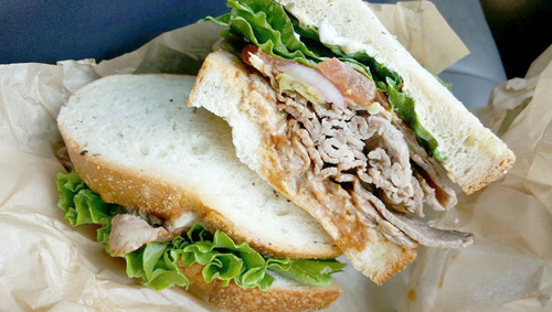Super sandwich with Sourdough Bread!