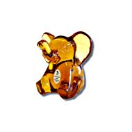 Fenton Amber Elephant