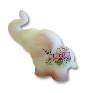 Fenton Milk Glass Elephant