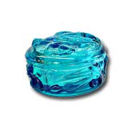 Fenton Blue Round Box