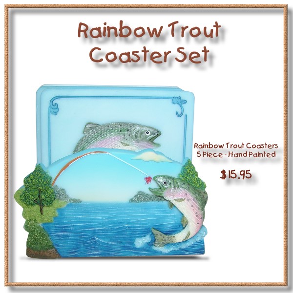 Rainbow Trout Coasters