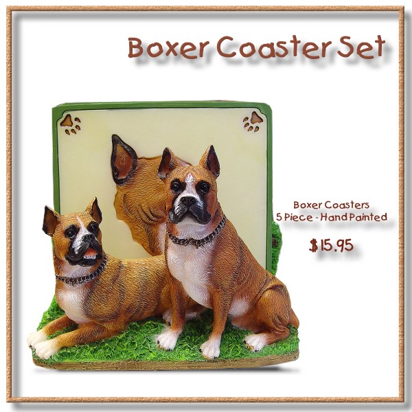 Boxer Coaster Set