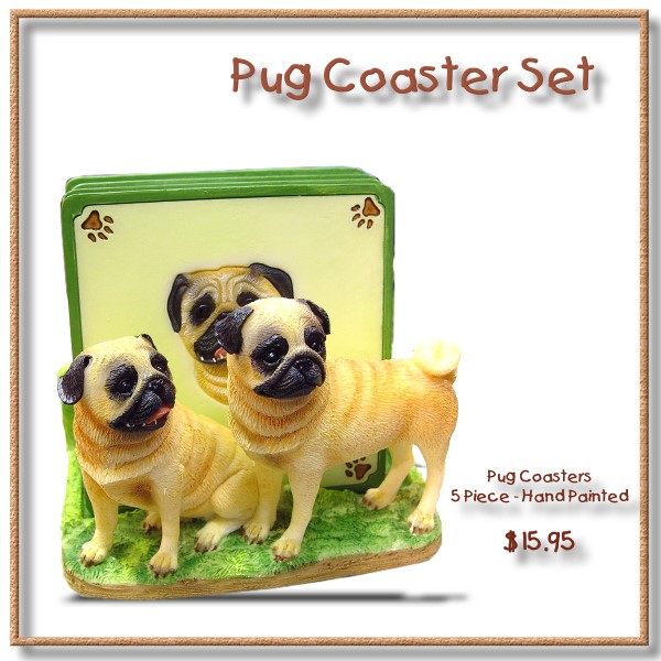 Pug Coasters