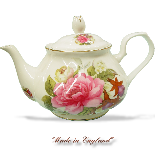 Bone China, Fucshia, 6 cup 