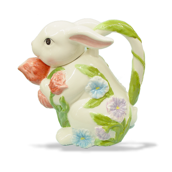 Ceramic, Rabbit Teapot,  6 Cup