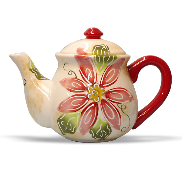 Teapot, Ponsietta, 5 Cup