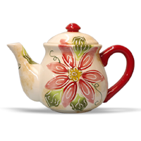 Teapot, Ponsietta, 5 Cup