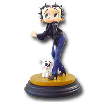 Betty Boop with puppy